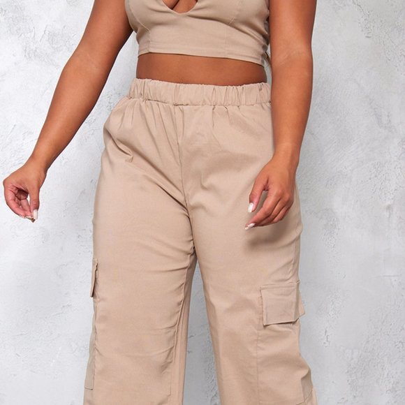 Pretty Little Thing (PLT) Cargo Pants - Picture 3 of 5